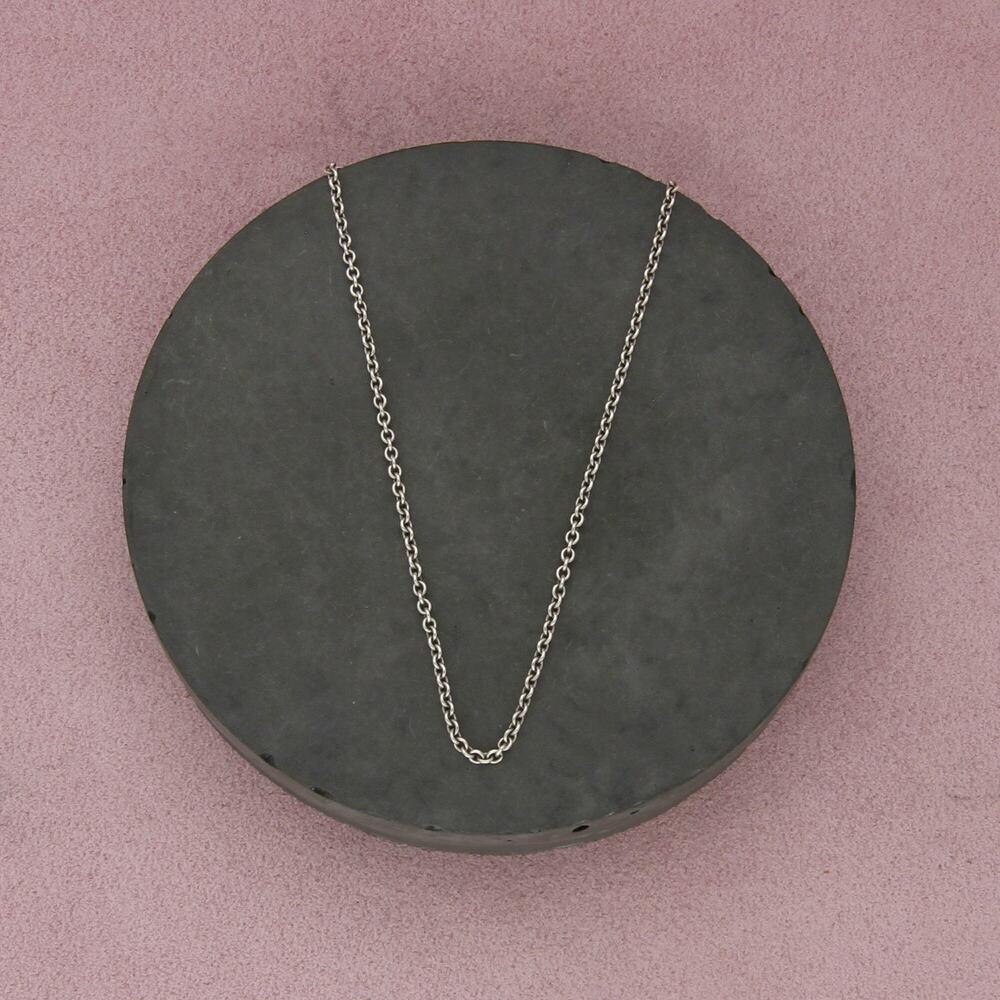 james avery sterling silver light cable chain necklace size 20.5in